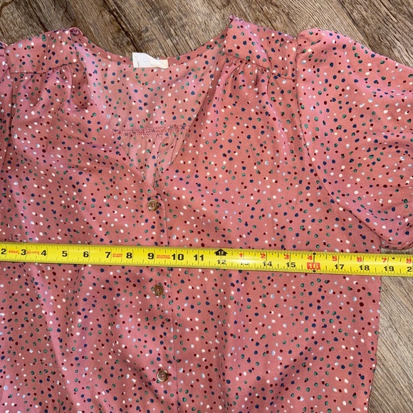 Sienna Sky • Button Front Short Sleeve Blouse - Picture 4 of 8